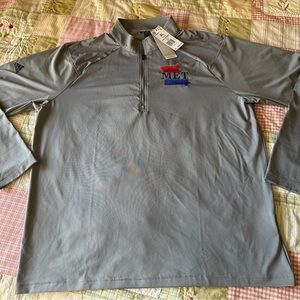 Adidas Gray Long Sleeve Pullover with MET Logo